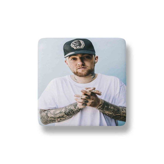 Mac Miller Music Porcelain Magnet Square