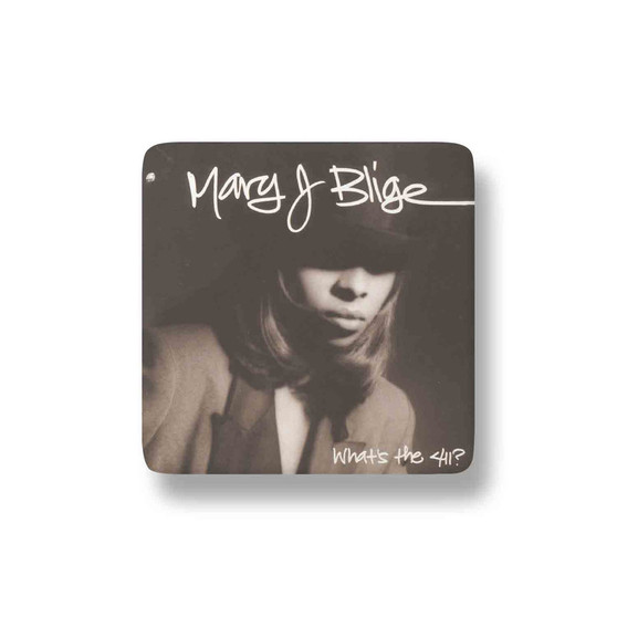 Mary J Blige Whats The 411 Porcelain Magnet Square