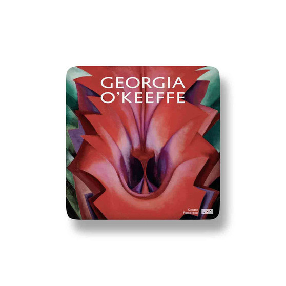 Georgia O Keeffe Porcelain Refrigerator Magnet Square