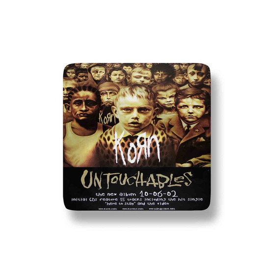 Korn Untouchables Porcelain Refrigerator Magnet Square