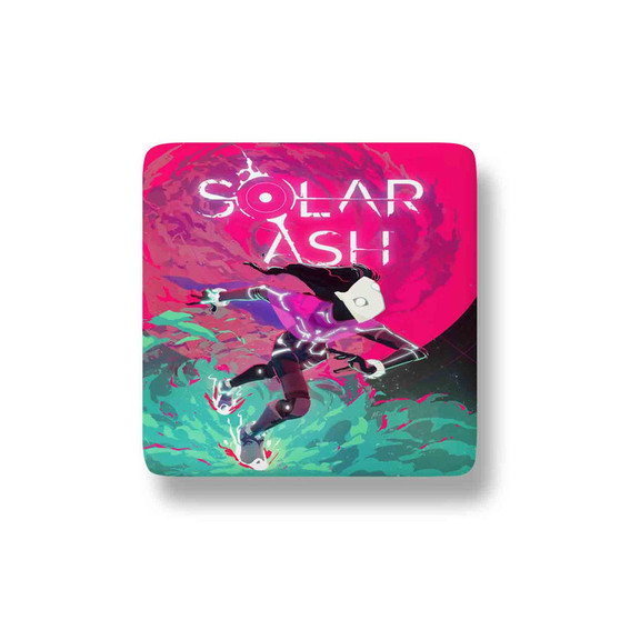 Solar Ash Porcelain Refrigerator Magnet Square