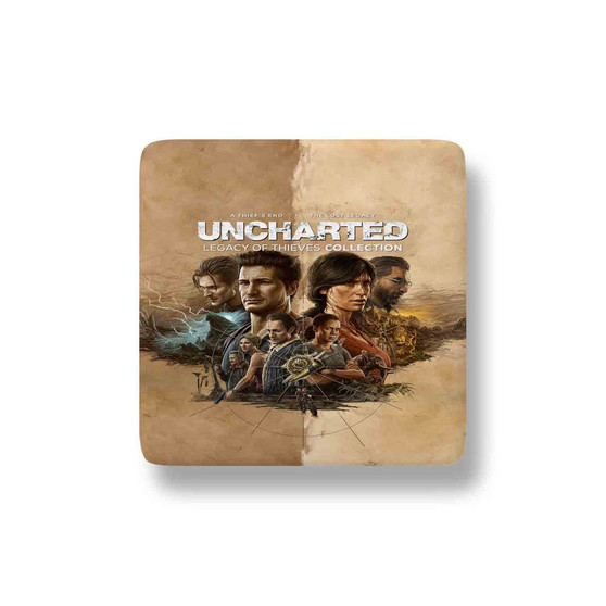 Uncharted Legacy of Thieves Collection Porcelain Refrigerator Magnet Square