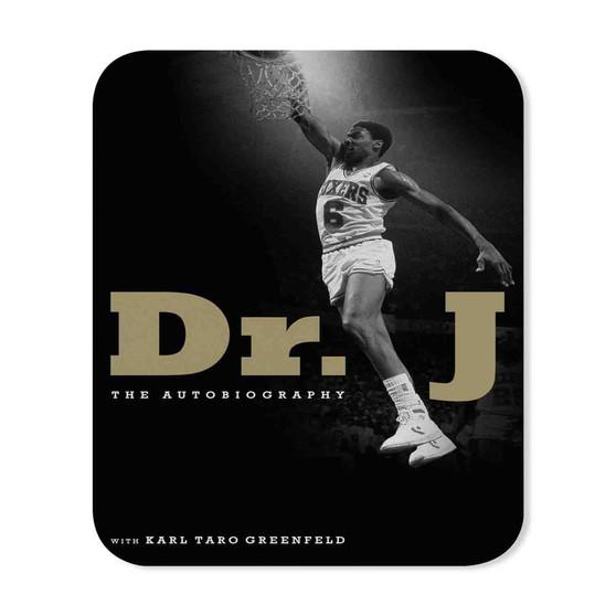 Dr J The Autobiography Rectangle Gaming Mouse Pad