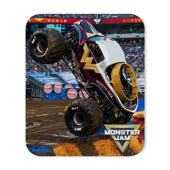 Wonder Woman Monster Truck Rectangle Gaming Mouse Pad