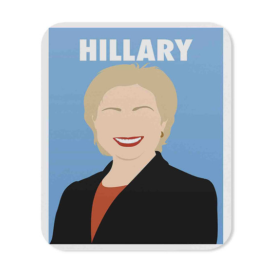 Hillary Clinton Rectangle Gaming Mouse Pad Rubber Backing