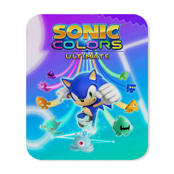 Sonic Colors Ultimate Rectangle Gaming Mouse Pad Rubber Backing