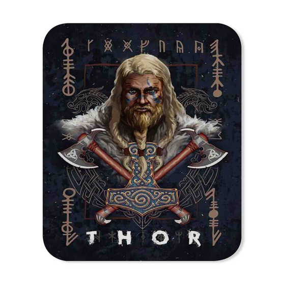 Thor Asgard Rectangle Gaming Mouse Pad Rubber Backing