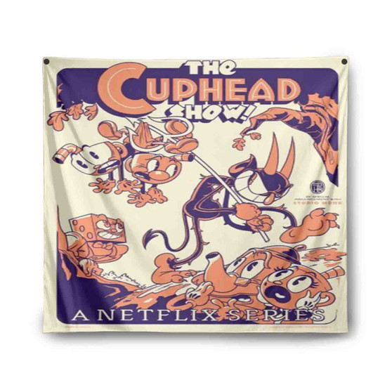 The Cuphead Show Series Indoor Wall Polyester Tapestries