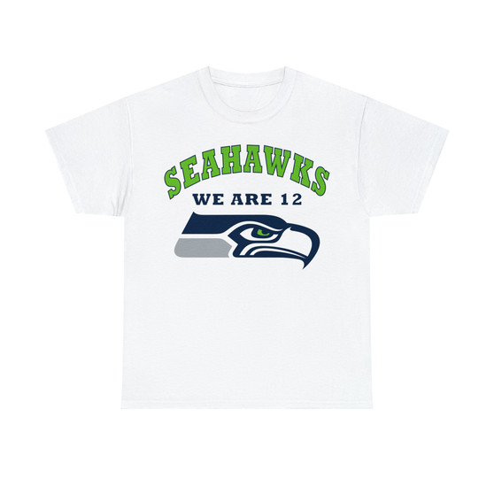 Seattle Seahawks NFL Classic Fit Unisex Heavy Cotton Tee T-Shirts