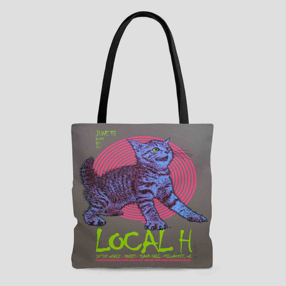 Local H Milwaukee Polyester Tote Bag AOP