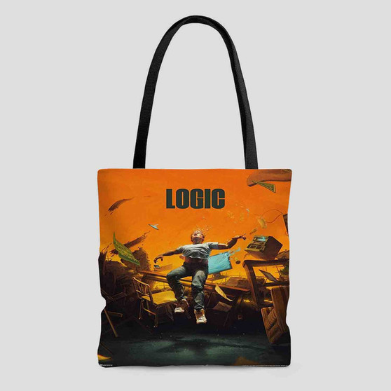 Logic Album Polyester Tote Bag AOP