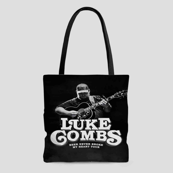 Luke Combs Polyester Tote Bag AOP