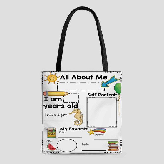 All About Me Tote Bag AOP