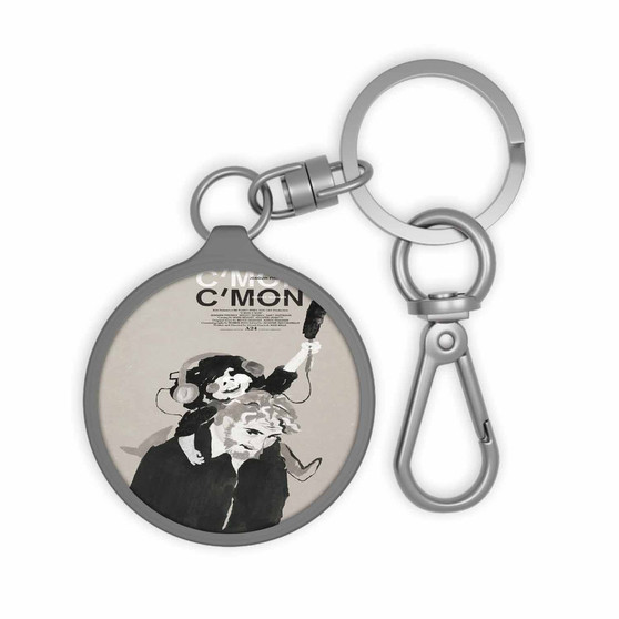 C mon C mon Art Poster Keyring Tag Acrylic Keychain TPU Cover