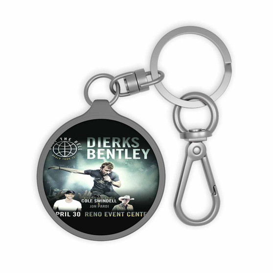 Dierks Bentley World Tour 2017 Keyring Tag Acrylic Keychain TPU Cover