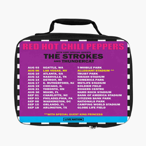 Red Hot Chili Peppers Tour 2022 Lunch Bag With Fully Lined and Insulated