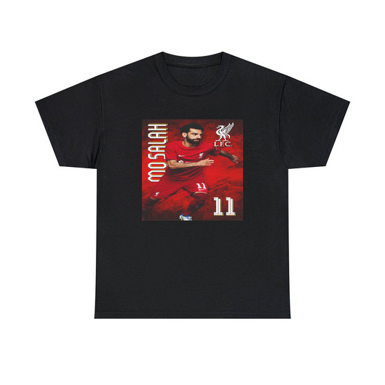 Mohamed Salah Liverpool FC Classic Fit Unisex Heavy Cotton Tee T-Shirts