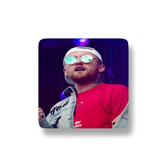 Mac Miller Porcelain Refrigerator Magnet Square