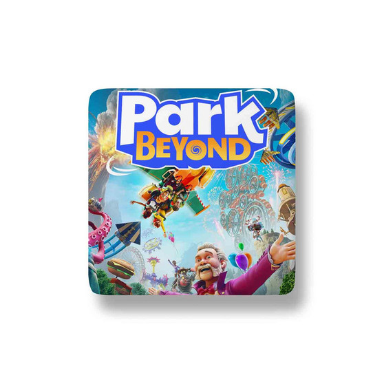 Park Beyond Porcelain Refrigerator Magnet Square