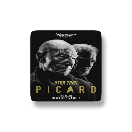 Star Trek Picard Porcelain Refrigerator Magnet Square