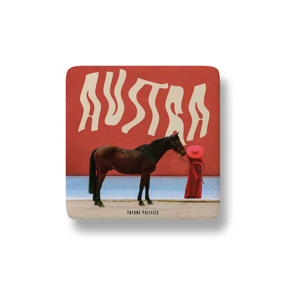 Austra Future Politics Porcelain Refrigerator Magnet Square