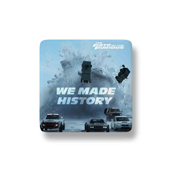 The Fate of The Furious Porcelain Refrigerator Magnet Square