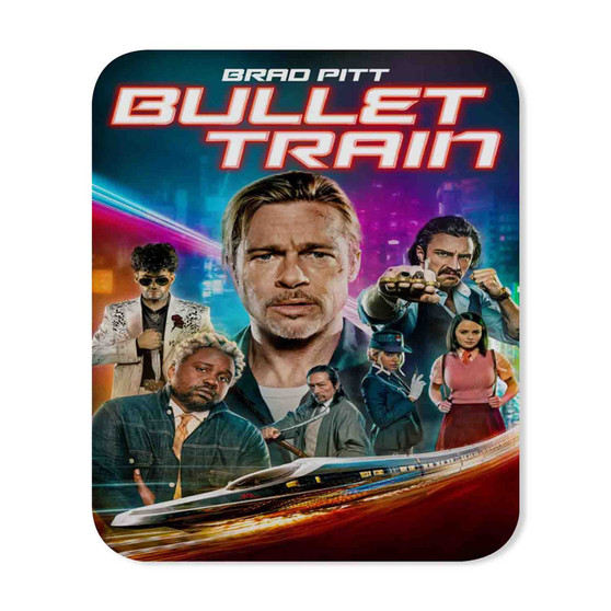 Bullet Train Rectangle Gaming Mouse Pad Rubber Backing