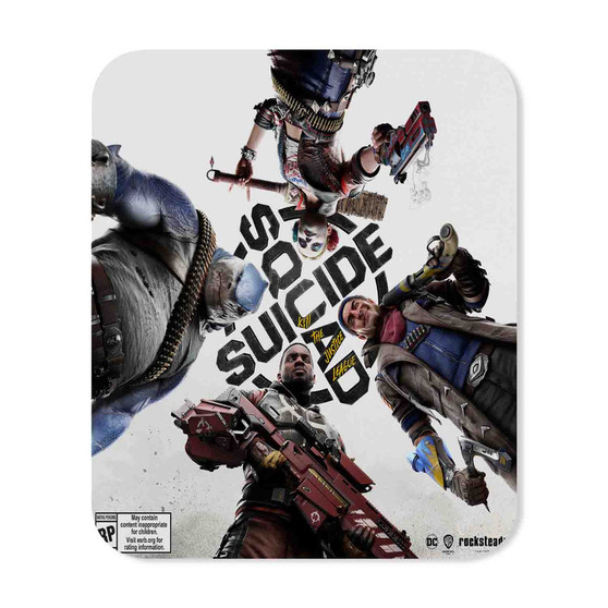 Suicide Squad Kill the Justice League Rectangle Gaming Mouse Pad Rubber Backing