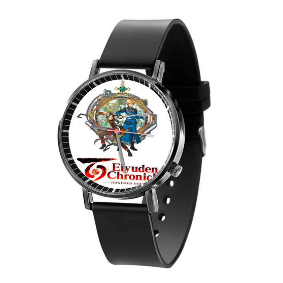 Eiyuden Chronicle Hundred Heroes Black Quartz Watch With Gift Box