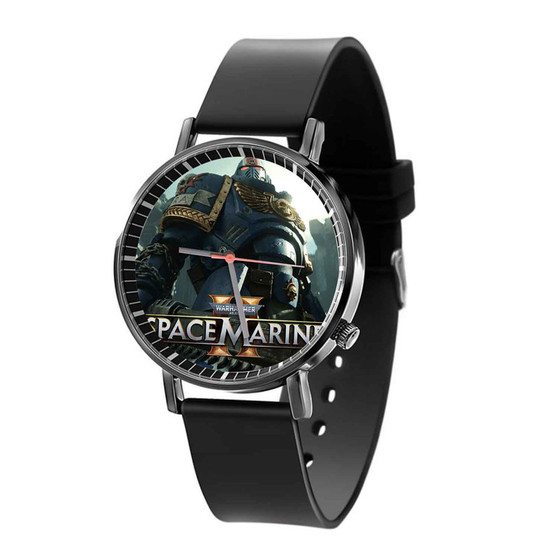 Warhammer 40 K Space Marine Black Quartz Watch With Gift Box