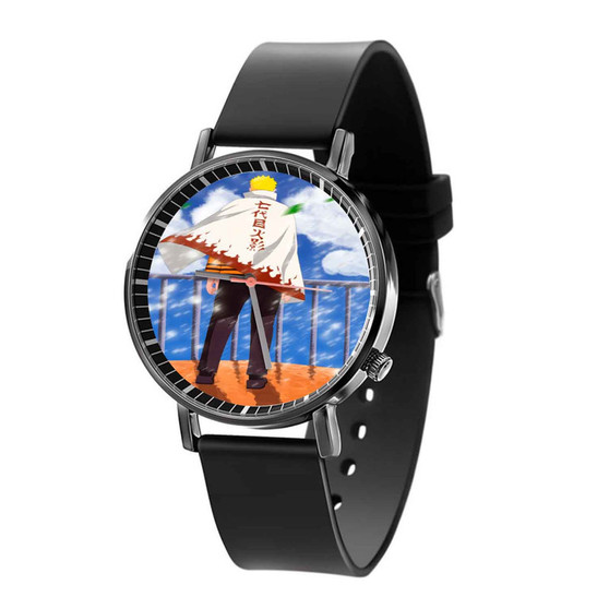 Naruto Hokage Black Quartz Watch With Gift Box