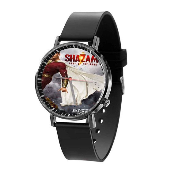 Shazam Fury of the Gods Black Quartz Watch With Gift Box