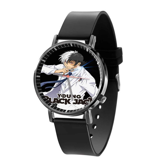 Young Black Jack Black Quartz Watch With Gift Box