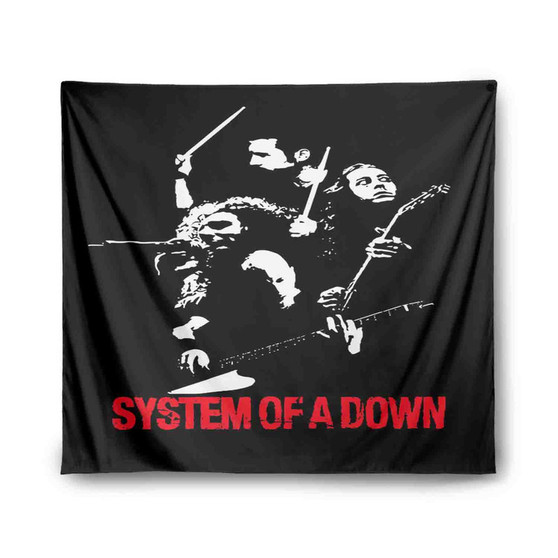 System of a Down Black Indoor Wall Polyester Tapestries Home Decor