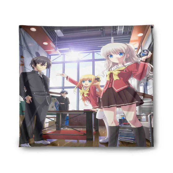 Charlotte Anime Indoor Wall Polyester Tapestries Home Decor