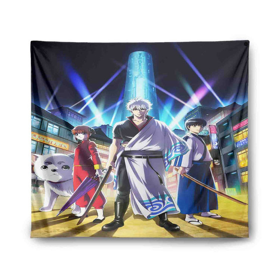 Gintama Anime Indoor Wall Polyester Tapestries Home Decor