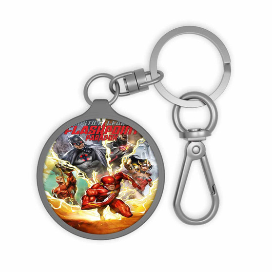 Justice League The Flashpoint Paradox Custom Keyring Tag Acrylic Keychain With TPU Cover