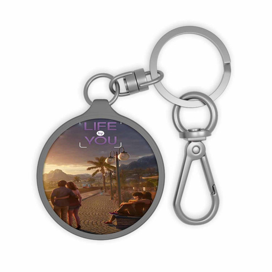 Life by You Custom Keyring Tag Acrylic Keychain With TPU Cover