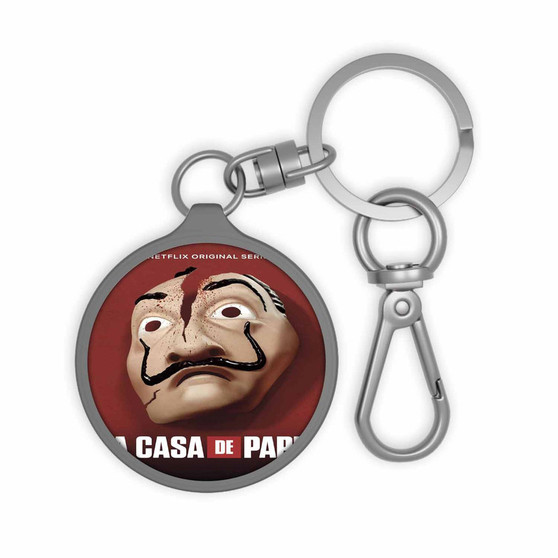 La Casa De Papel Custom Keyring Tag Acrylic Keychain With TPU Cover