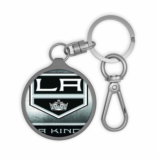 LA Kings NHL Custom Keyring Tag Acrylic Keychain With TPU Cover