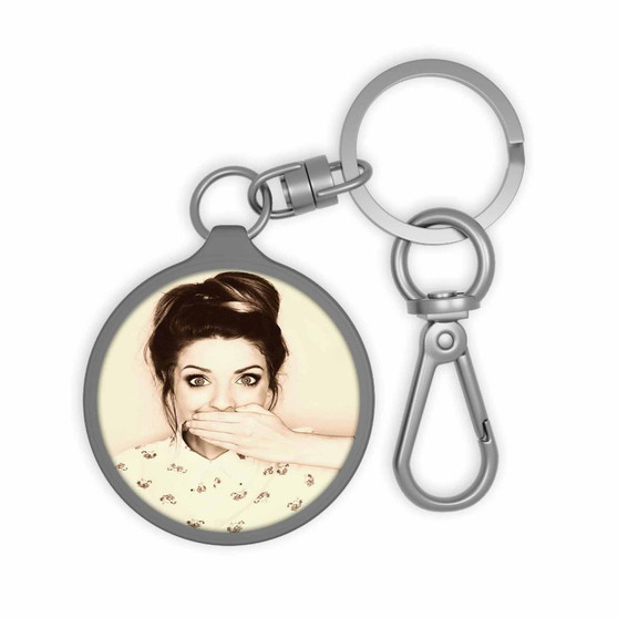 Zoella Custom Keyring Tag Acrylic Keychain With TPU Cover