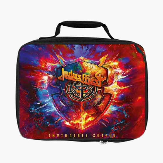 Judas Priest Invincible Shield Tour Custom Lunch Bag With Fully Lined and Insulated