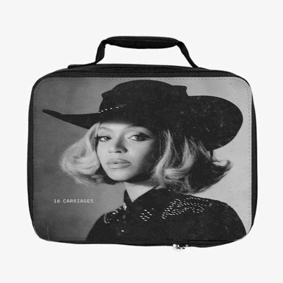 Beyonce 16 CARRIAGES Custom Lunch Bag With Fully Lined and Insulated