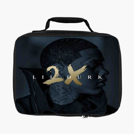 Lil Durk 2 X Custom Lunch Bag With Fully Lined and Insulated