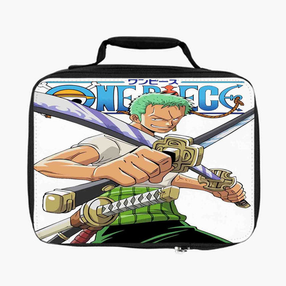 Roronoa Zoro One Piece Custom Lunch Bag With Fully Lined and Insulated