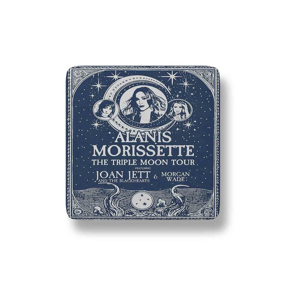 Alanis Morissette The Triple Moon Tour Custom Porcelain Refrigerator Magnet Square