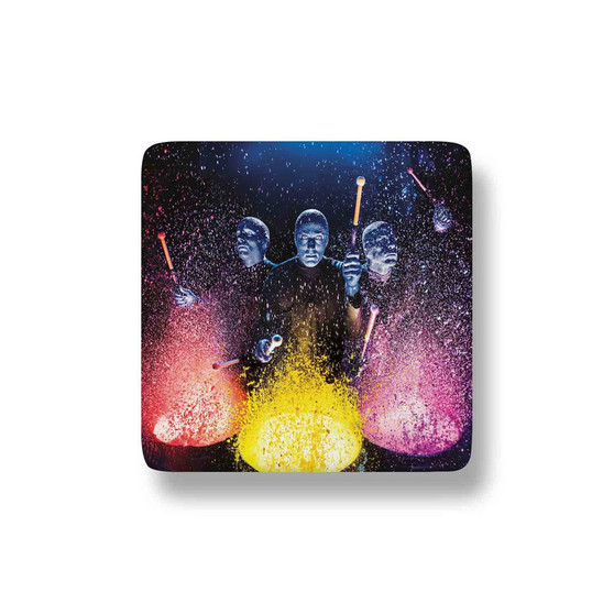 Blue Man Group Custom Porcelain Refrigerator Magnet Square