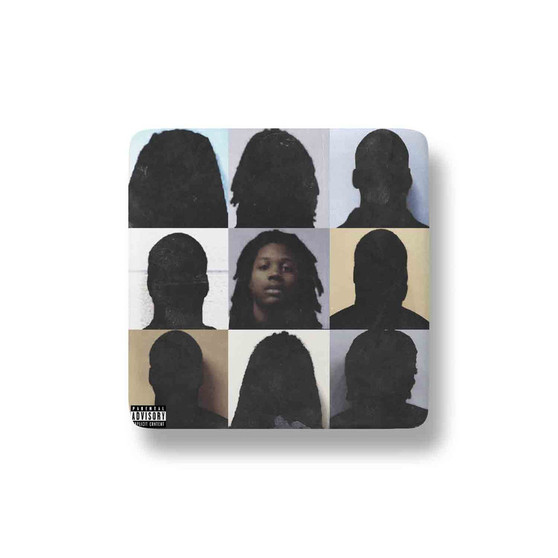 Lil Durk Old Days Custom Porcelain Refrigerator Magnet Square