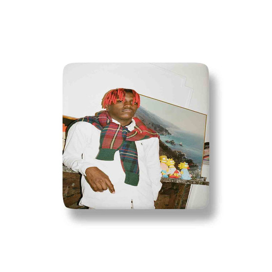 Lil Yachty Custom Porcelain Refrigerator Magnet Square