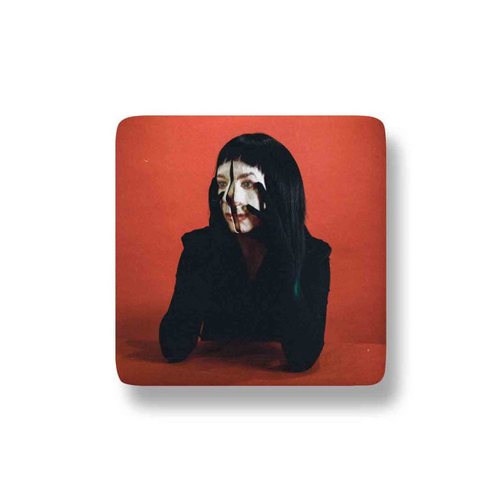 Allie X Girl With No Face Custom Porcelain Refrigerator Magnet Square